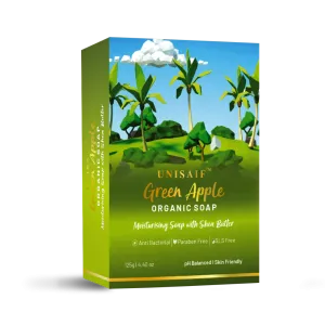 Green Apple Organic Soap (Pack of 2)
