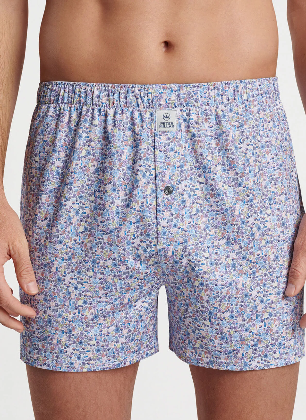 GROOVY PERFORMANCE BOXER SHORT - WHITE