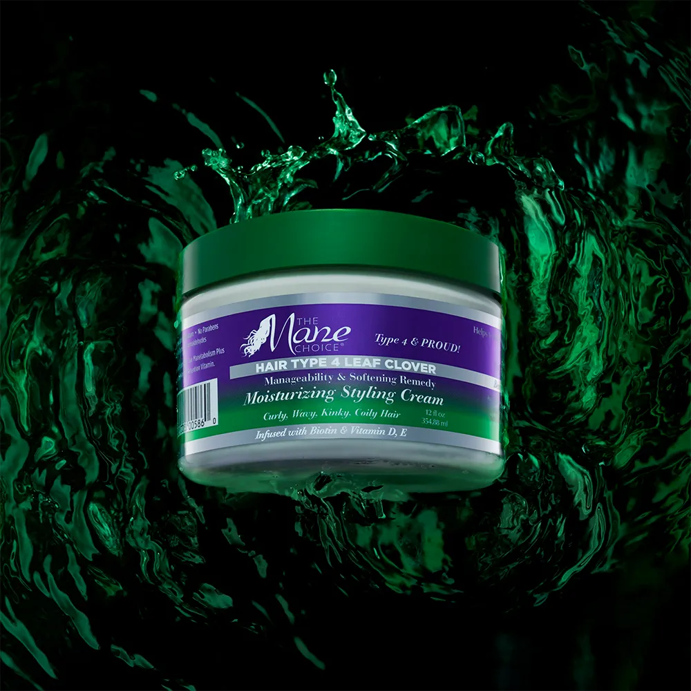 Hair Type 4 Leaf Clover Moisturizing Styling Cream
