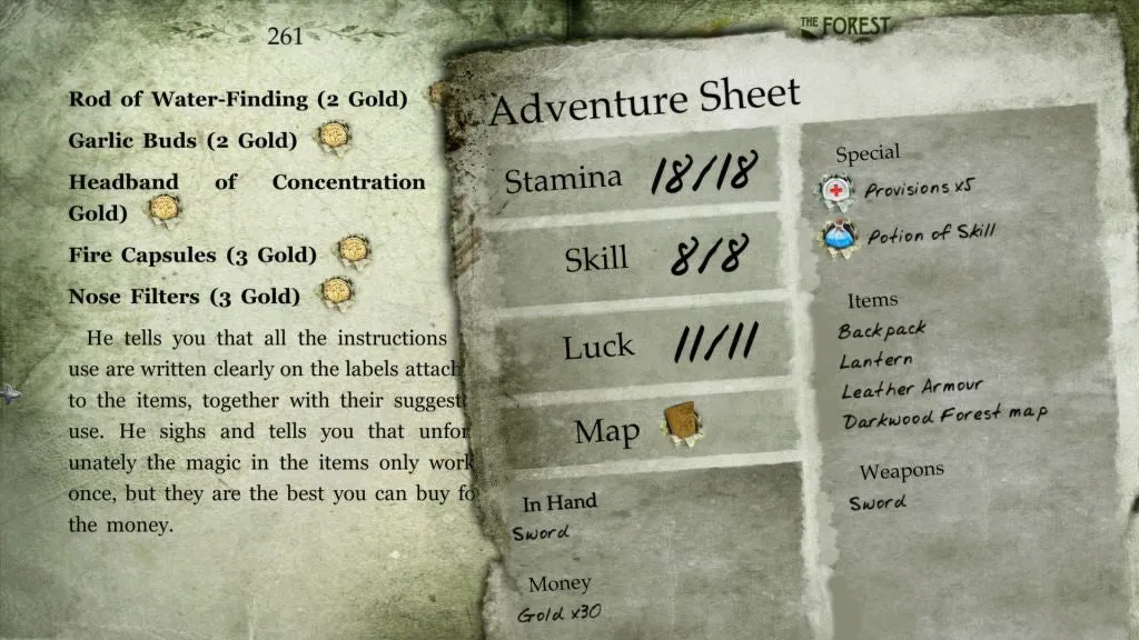 Ian Livingstone's  The Forest of Doom (PC/MAC/LINUX)