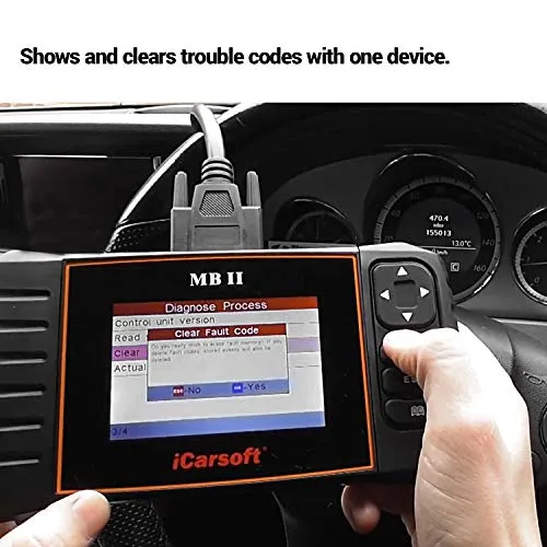 iCarsoft MBII for Mercedes Benz/Sprinter/Smart Professional Diagnostic Tool Scanner, New Version