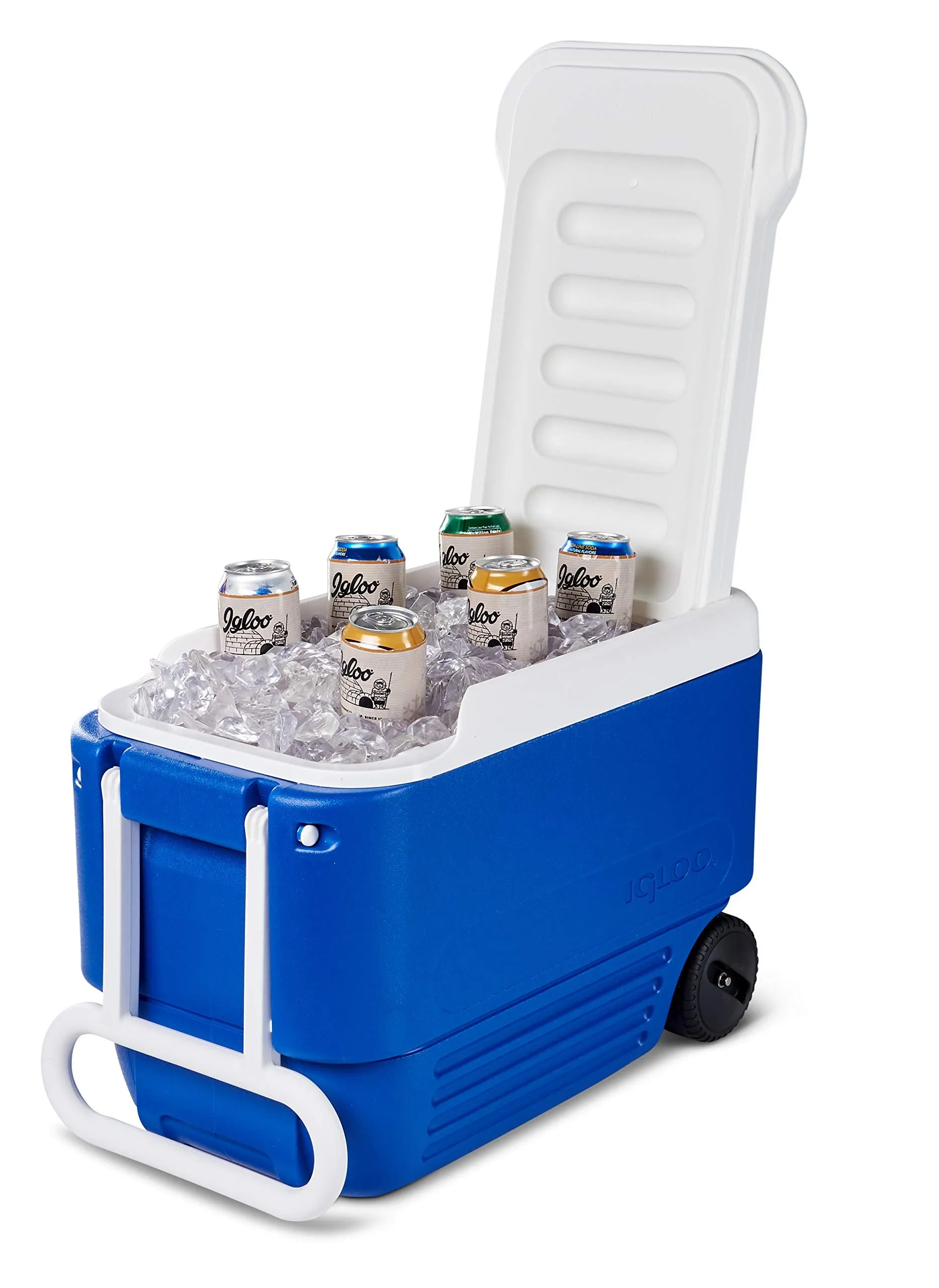Igloo 38 Quart Wheelie Cooler blue (22.875”L X 12.875”W X