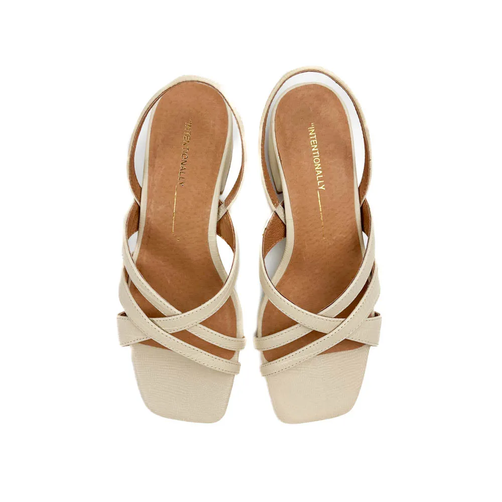 Intentionally Blank - Lucille Heel (Oatmilk)