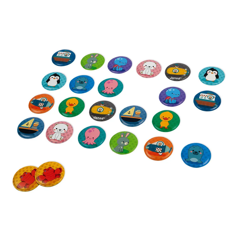 Janod Bath Memory 24 Cards
