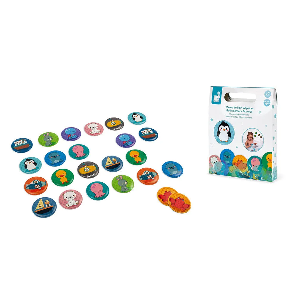 Janod Bath Memory 24 Cards