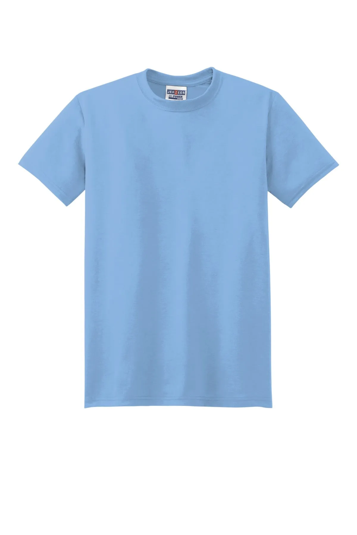 Jerzees Dri-Power 100% Polyester T-Shirt. 21M Light Blue