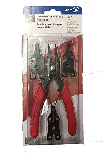 Jet 730352-5-Piece Convertible Snap Ring Pliers Set