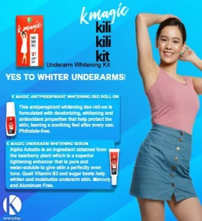 K Magic Kili-Kili Kit ( for whiter underarms in 2 easy steps)