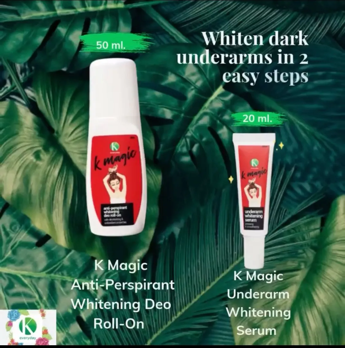 K Magic Kili-Kili Kit ( for whiter underarms in 2 easy steps)