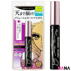 KISS ME Heroine Make Volume & Curl Mascara Waterproof (Black) - Purple
