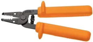 Klein Tools Insulated Wire Strippers, 6 in, 10-18 AWG, Orange, 11045-INS