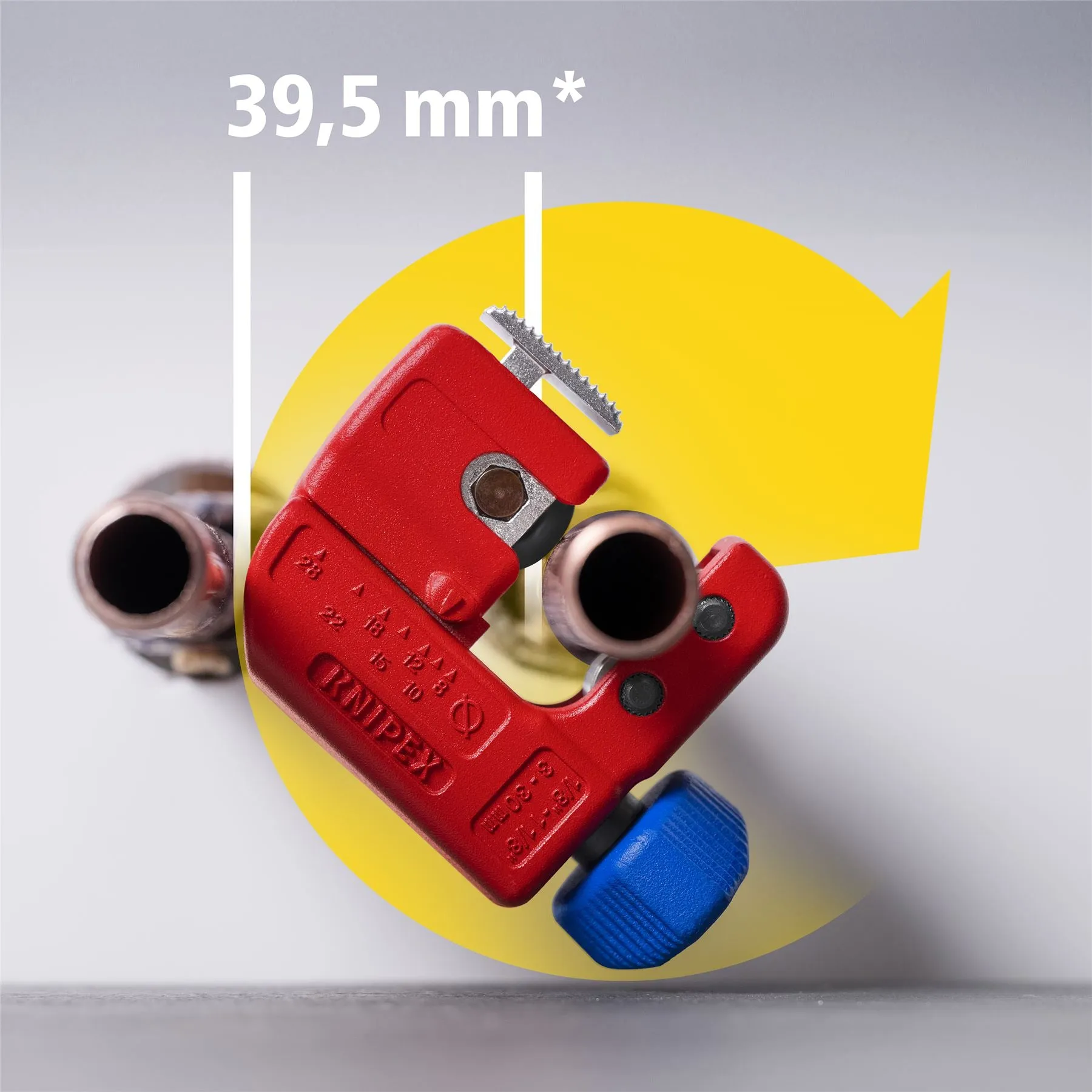 KNIPEX Tubix S Pipe Cutter 3-30mm Capacity QuickLock Mechanism 90 31 01