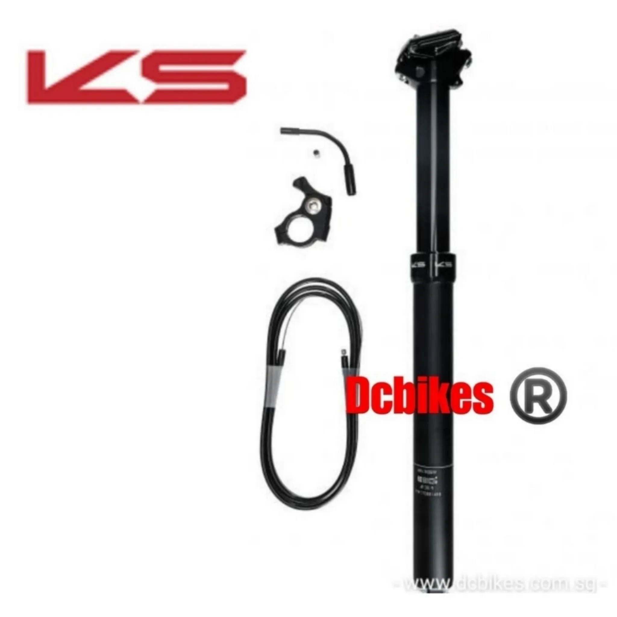 KS | Kind Shock 30.9mm | 31.6mm External Routing 125mm | 150mm Dropper Post   E20 Bar Remote Lever