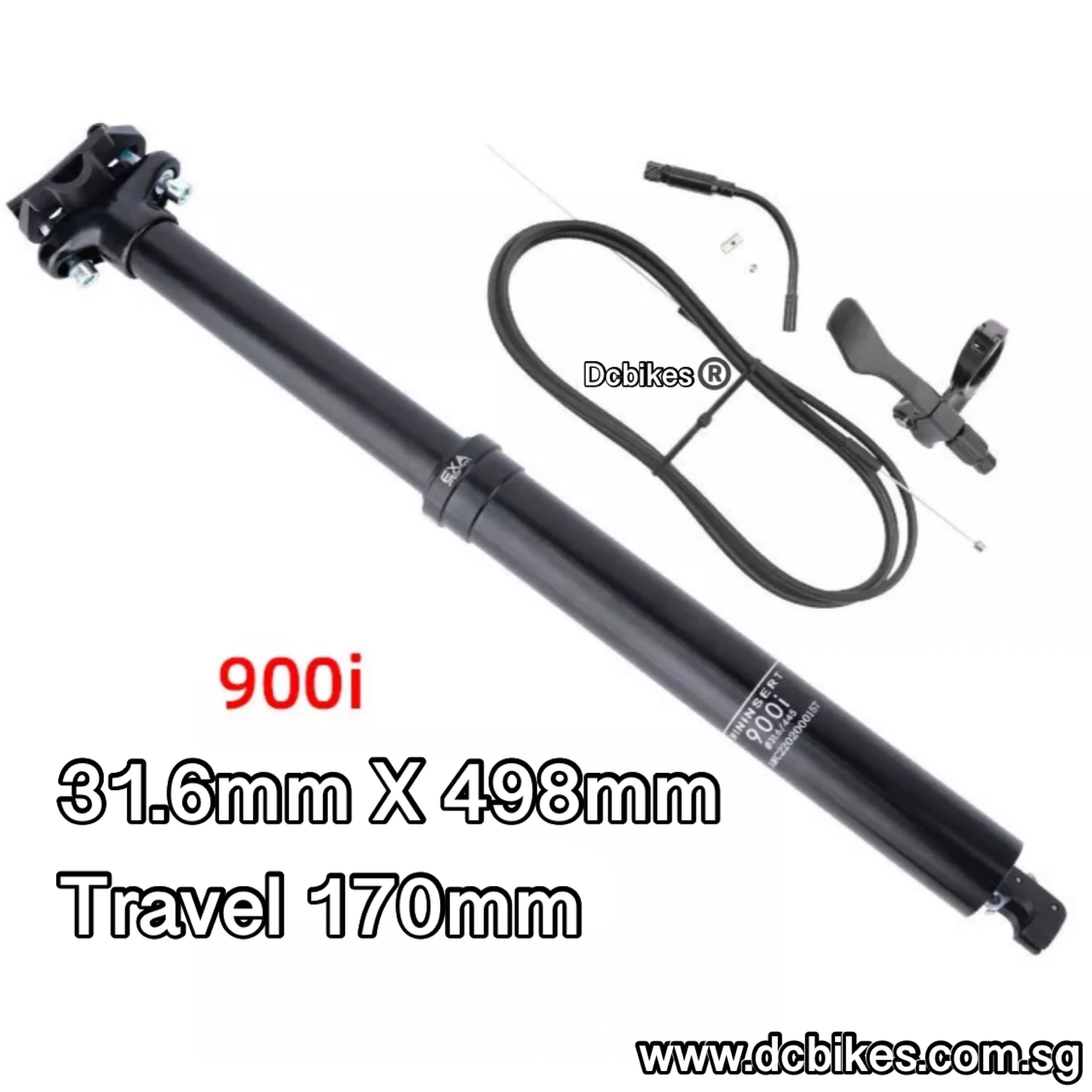KS | Kind Shock Exa Form 30.9mm | 31.6mm Internal Routing 100mm | 125mm | 150mm | 170mm Dropper Seat Post   Bar Remote Lever