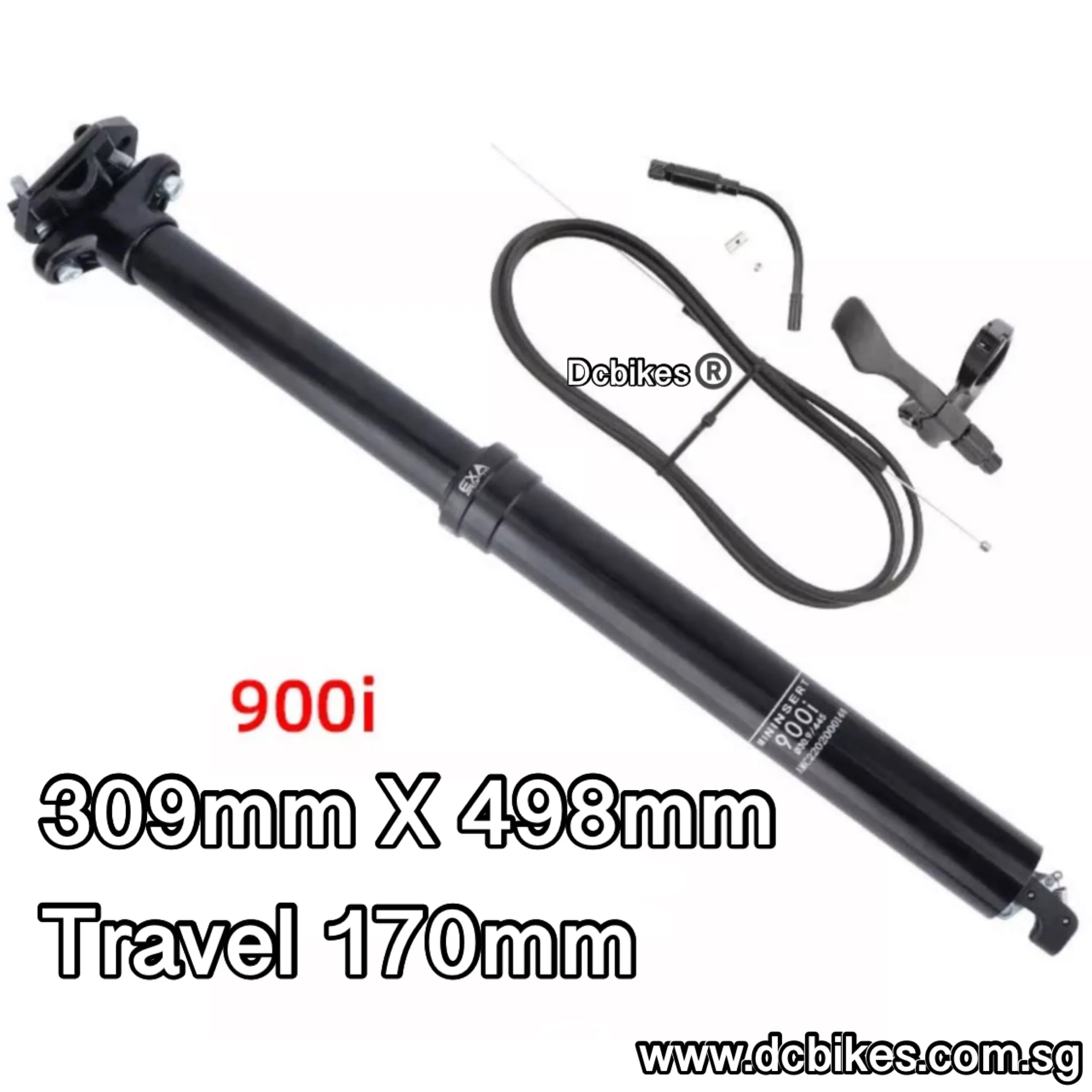 KS | Kind Shock Exa Form 30.9mm | 31.6mm Internal Routing 100mm | 125mm | 150mm | 170mm Dropper Seat Post   Bar Remote Lever