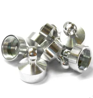 L11218 1/5 Scale Shock Absober Damper Top Cap Seal Holder x 10 Silver 19mm