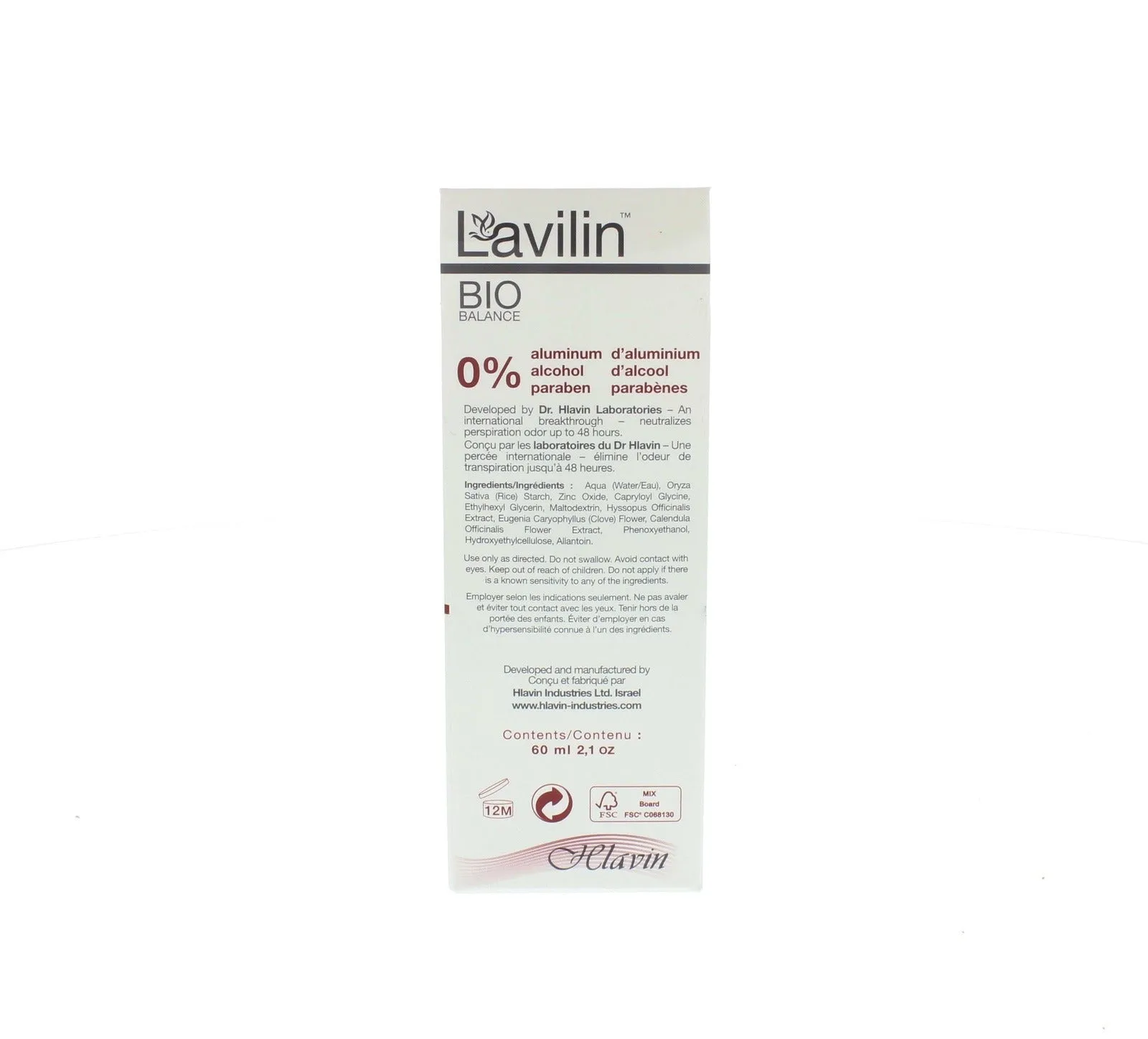 Lavilin Deodorant 48hr (60 mL)