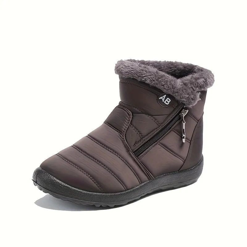 Lianne - Warme Dames Sneeuwlaarzen Met Middelhoge Buis en Antislip Zool