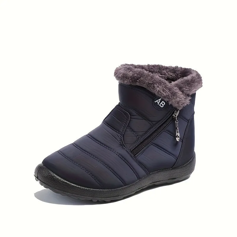 Lianne - Warme Dames Sneeuwlaarzen Met Middelhoge Buis en Antislip Zool