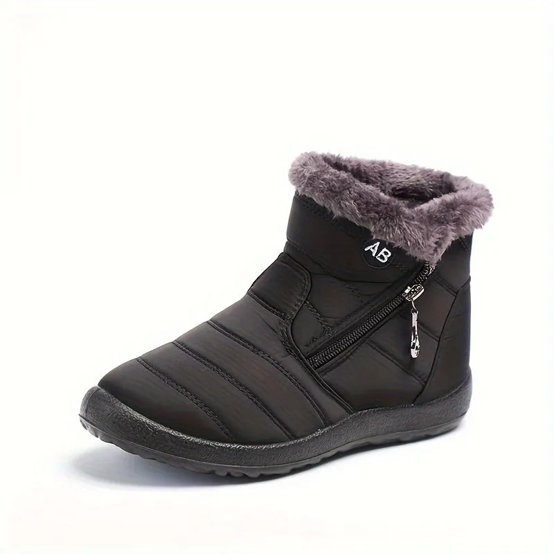 Lianne - Warme Dames Sneeuwlaarzen Met Middelhoge Buis en Antislip Zool
