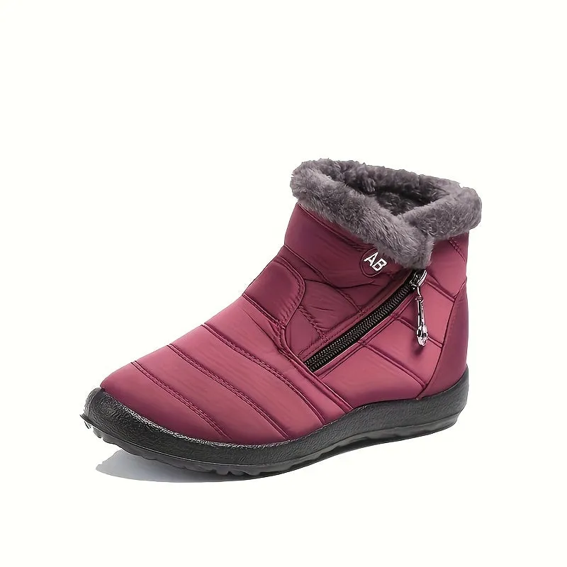 Lianne - Warme Dames Sneeuwlaarzen Met Middelhoge Buis en Antislip Zool