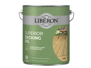 Liberon Superior Decking Oil Clear 5 Litre