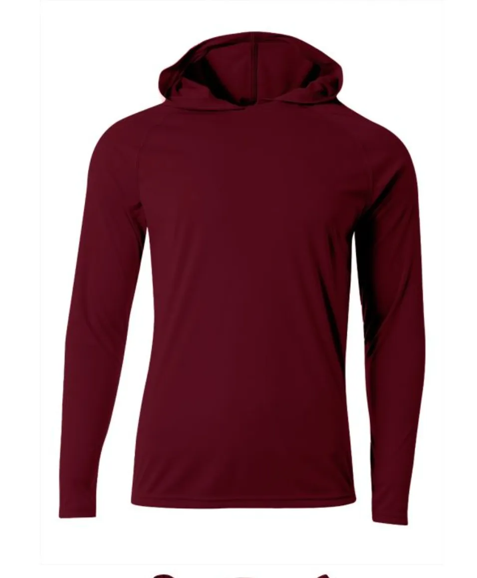 LOGO BASEBALL LONG SLEEVE HOOD-Custom To Any Team (Copy)