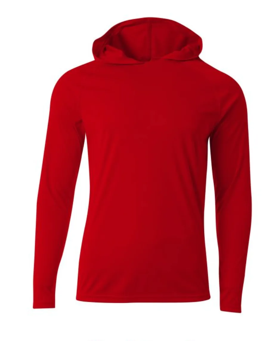 LOGO BASEBALL LONG SLEEVE HOOD-Custom To Any Team (Copy)