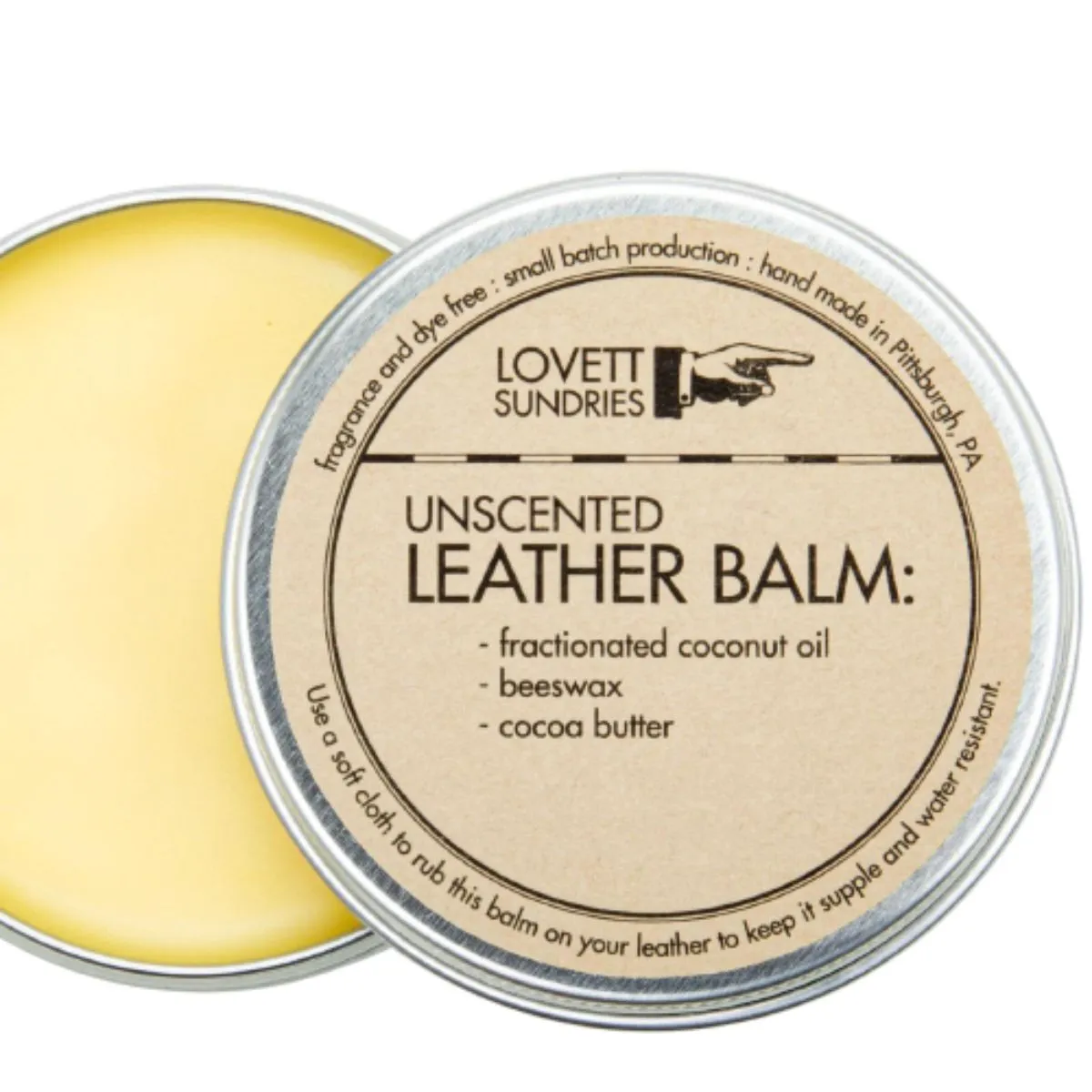 Lovett Sundries Leather Balm