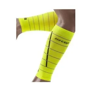 M. Cep Reflective Run 4.0 Compression Sleeve - Neon Yellow