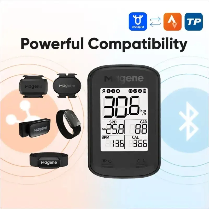 Magene c206pro bike computer gps - wireless waterproof speedometer odometer
