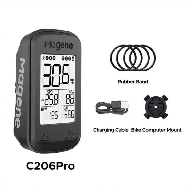 Magene c206pro bike computer gps - wireless waterproof speedometer odometer