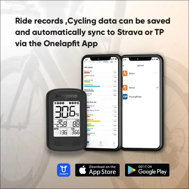 Magene c206pro bike computer gps - wireless waterproof speedometer odometer