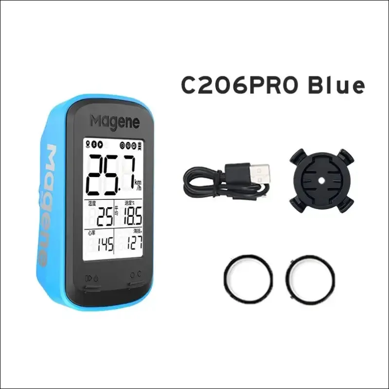 Magene c206pro bike computer gps - wireless waterproof speedometer odometer
