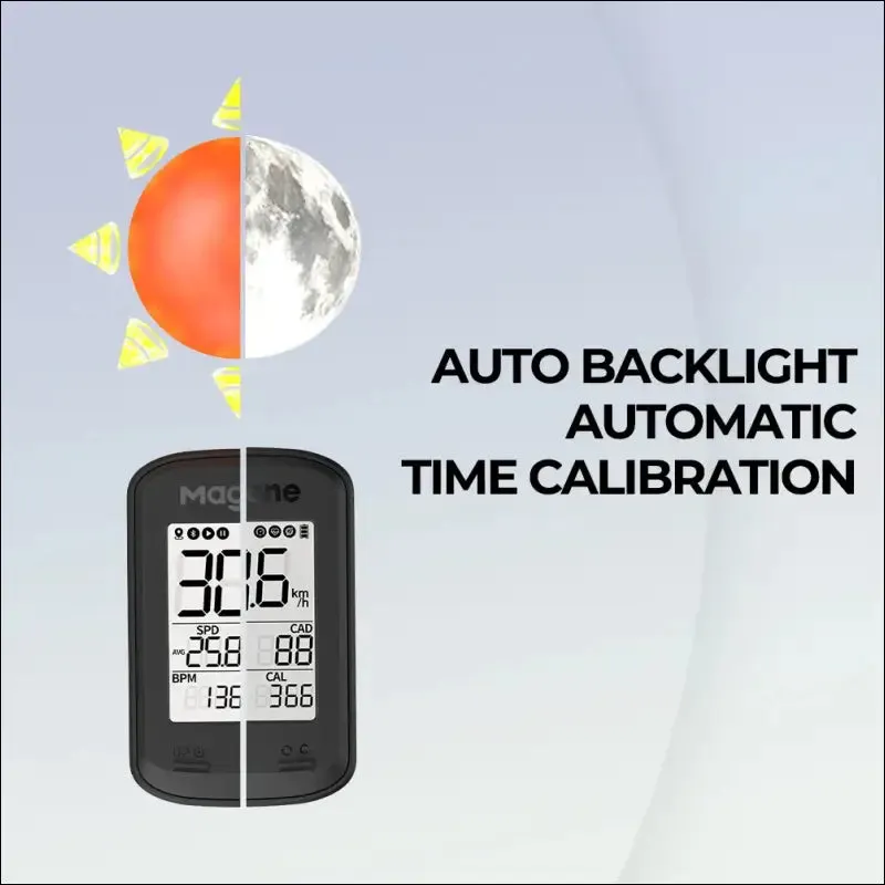 Magene c206pro bike computer gps - wireless waterproof speedometer odometer