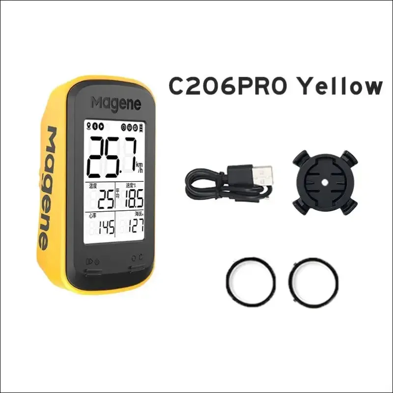 Magene c206pro bike computer gps - wireless waterproof speedometer odometer