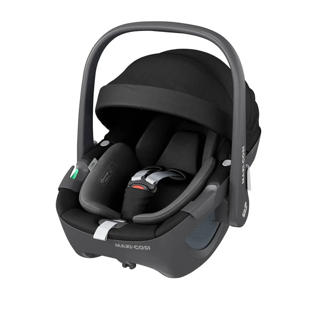 MAXI COSI FAME 9 Piece Travel System with Pebble 360 Pro2 Car Seat and FamilyFix 360 Pro ISOFIX Car Seat Base - Twillic Truffle (Black Wheels)
