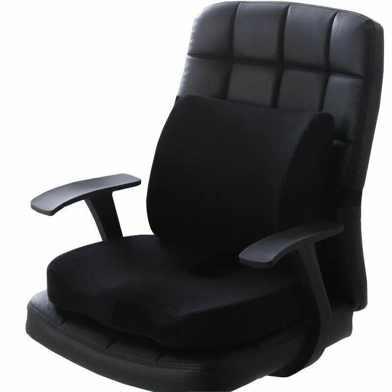 Memory Foam Sciatica Pain Relief Back & Seat Cushions