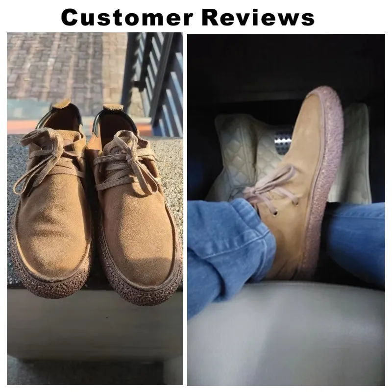 Men Suede Genuine Leather Casual Shoes