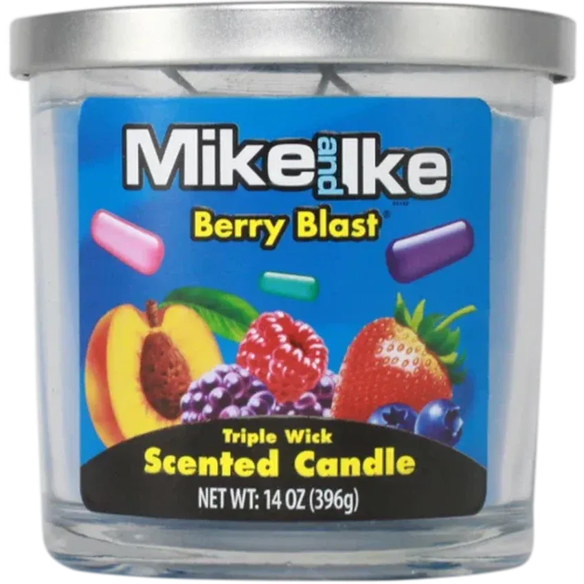 Mike & Ike 14oz 3 Wick Candles - Multiple Scents - (Various Counts)
