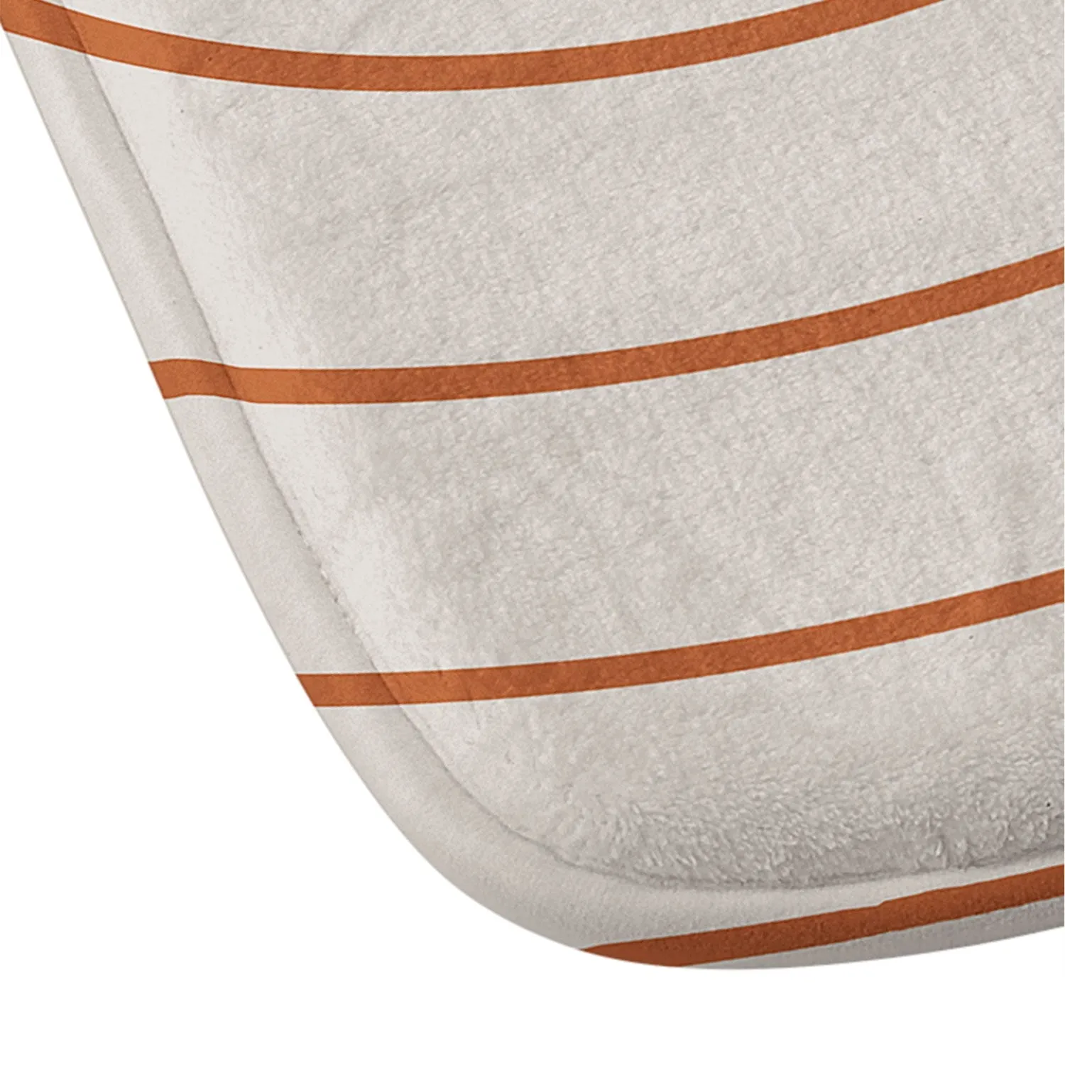 MINIMAL LINE CURVATURE CORAL 2 MEMORY FOAM BATH MAT