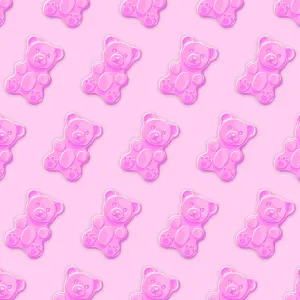 💥Minx GUMMY BEAR Hard Wax - Hot Pink Bears