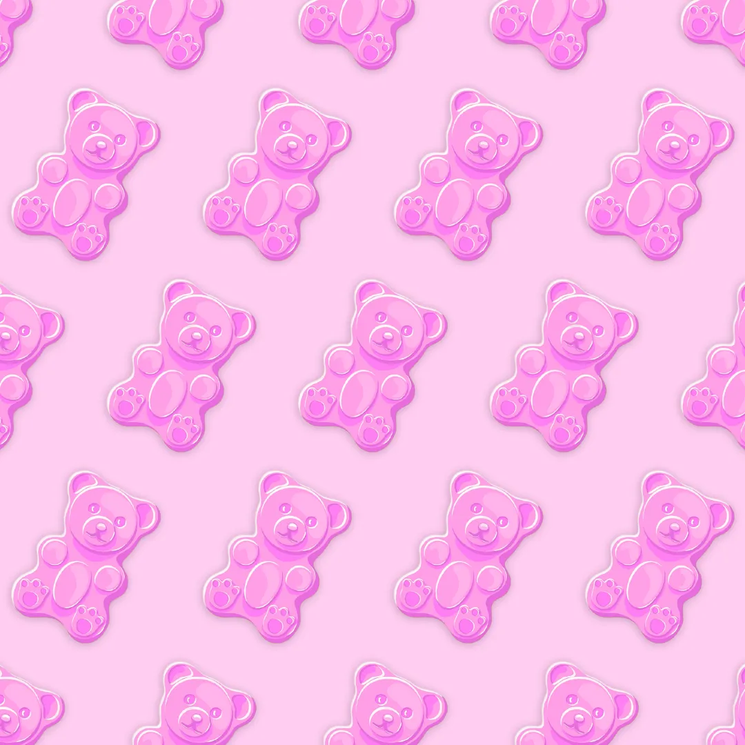 💥Minx GUMMY BEAR Hard Wax - Hot Pink Bears