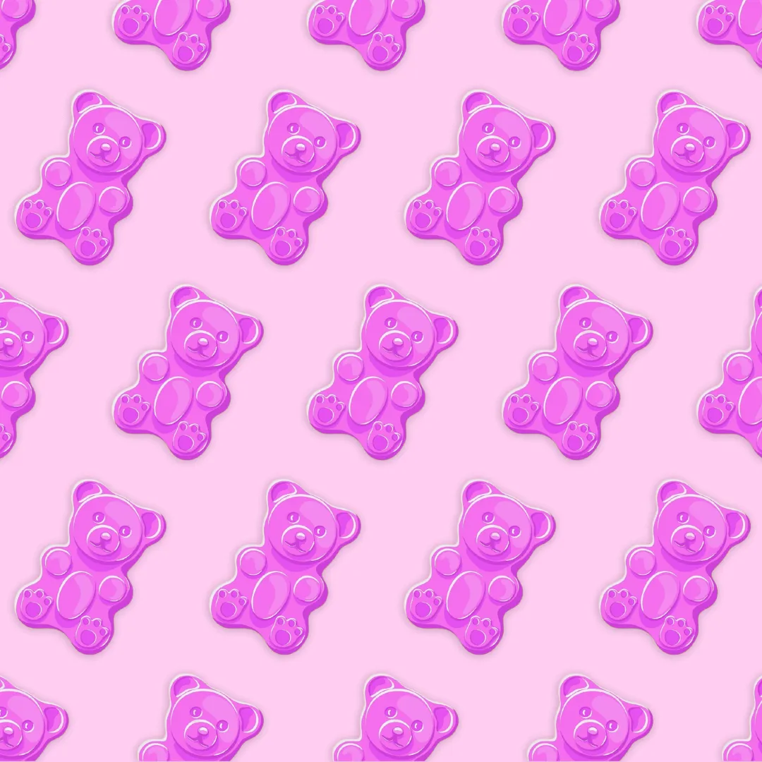 💥Minx GUMMY BEAR Hard Wax - Purple Bears