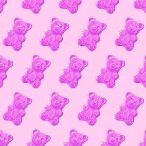 💥Minx GUMMY BEAR Hard Wax - Purple Bears