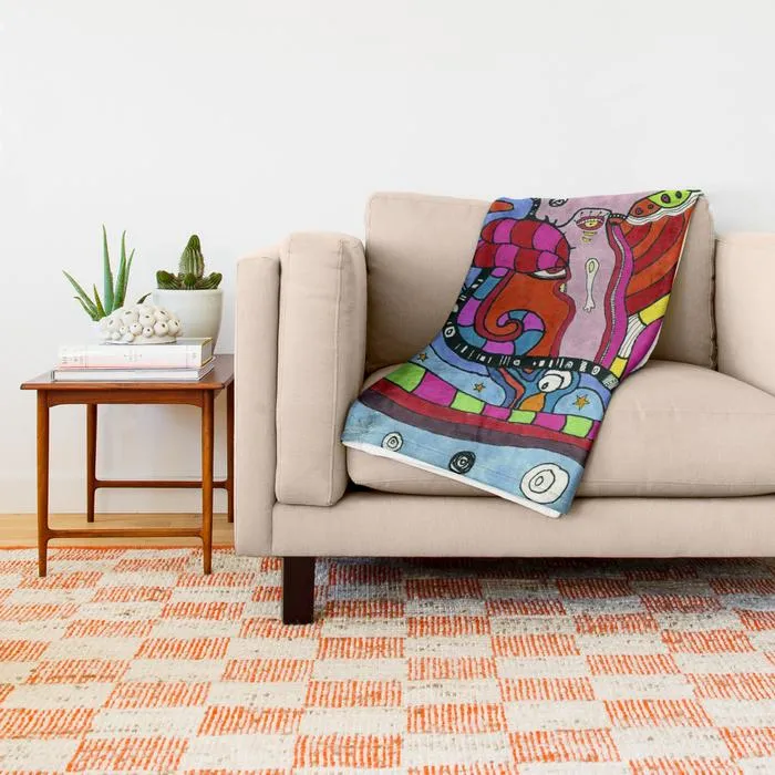 'Multi-directional' Fleece Blanket