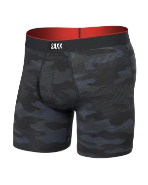 Multi-Sport Mesh Boxer Brief - Remote Camo Faded Black