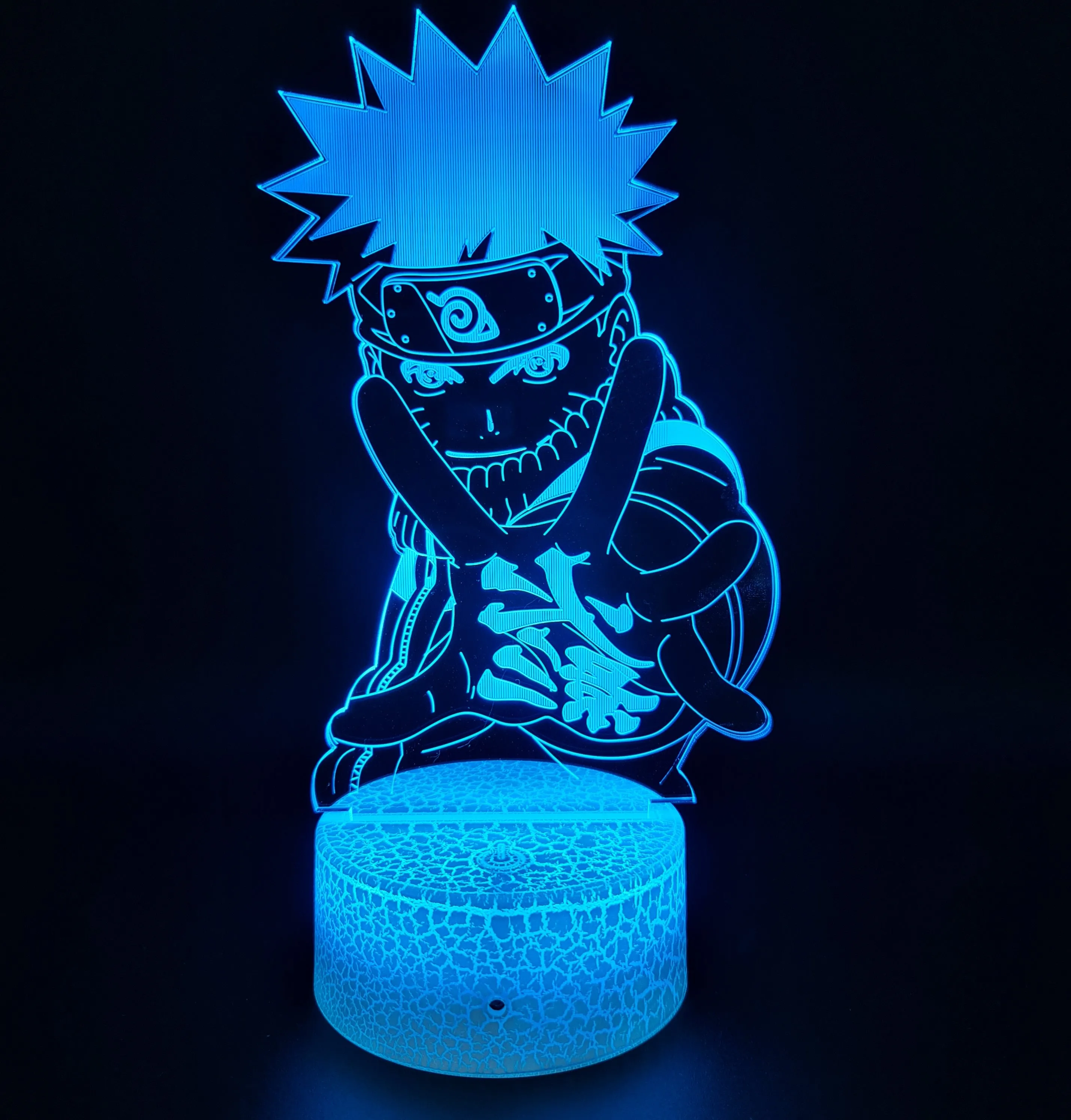 Naruto Uzumaki 3D Anime Touch Sensor 7 Colour mode LED Light / Lamp