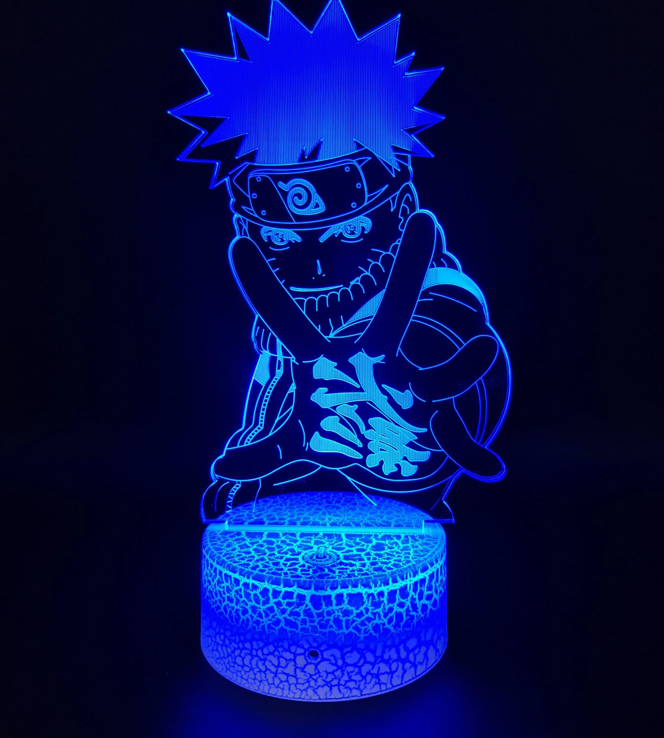 Naruto Uzumaki 3D Anime Touch Sensor 7 Colour mode LED Light / Lamp