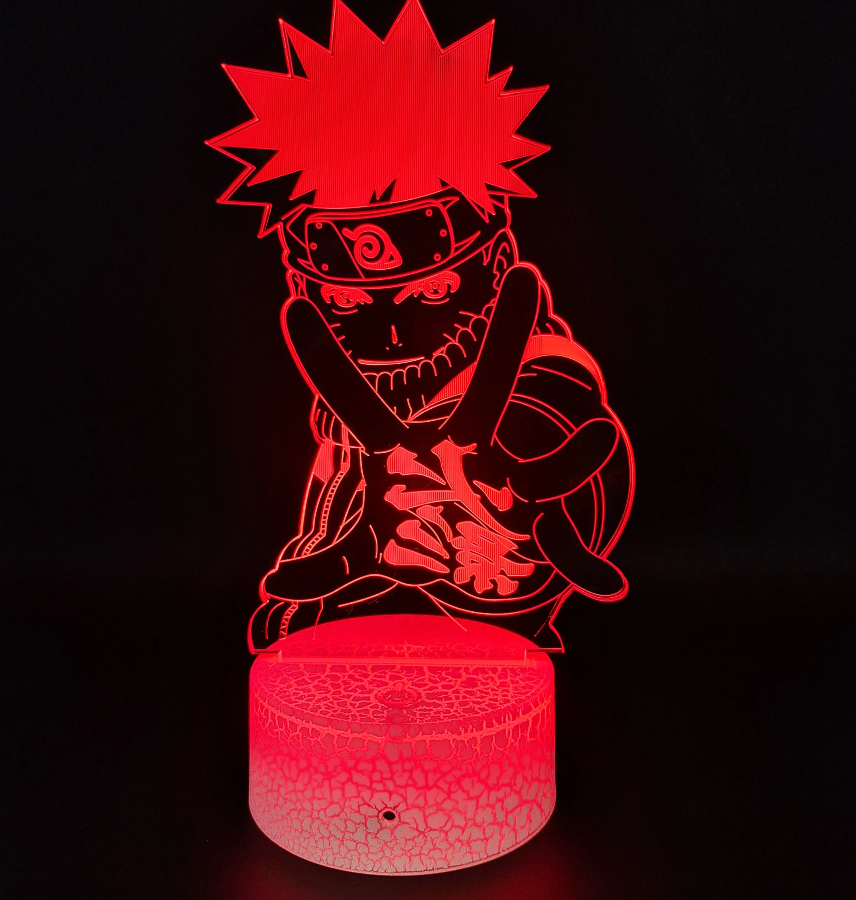 Naruto Uzumaki 3D Anime Touch Sensor 7 Colour mode LED Light / Lamp